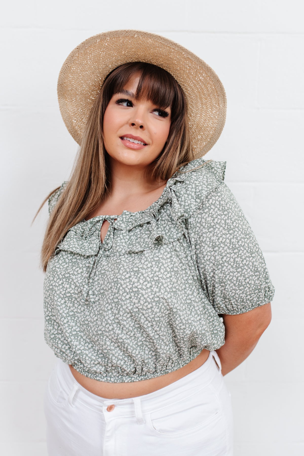 Golden Hour Top in Sage Thread & Co. Boutique, LLC