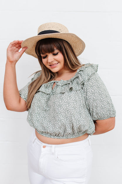 Golden Hour Top in Sage Thread & Co. Boutique, LLC