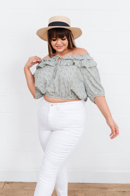 Golden Hour Top in Sage Thread & Co. Boutique, LLC