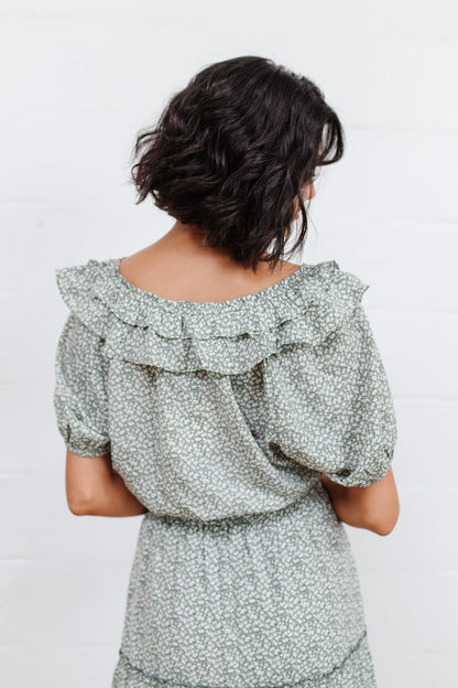 Golden Hour Top in Sage Thread & Co. Boutique, LLC