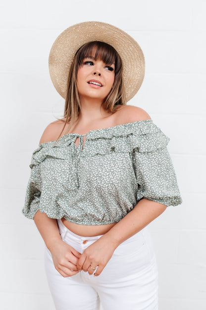Golden Hour Top in Sage Thread & Co. Boutique, LLC
