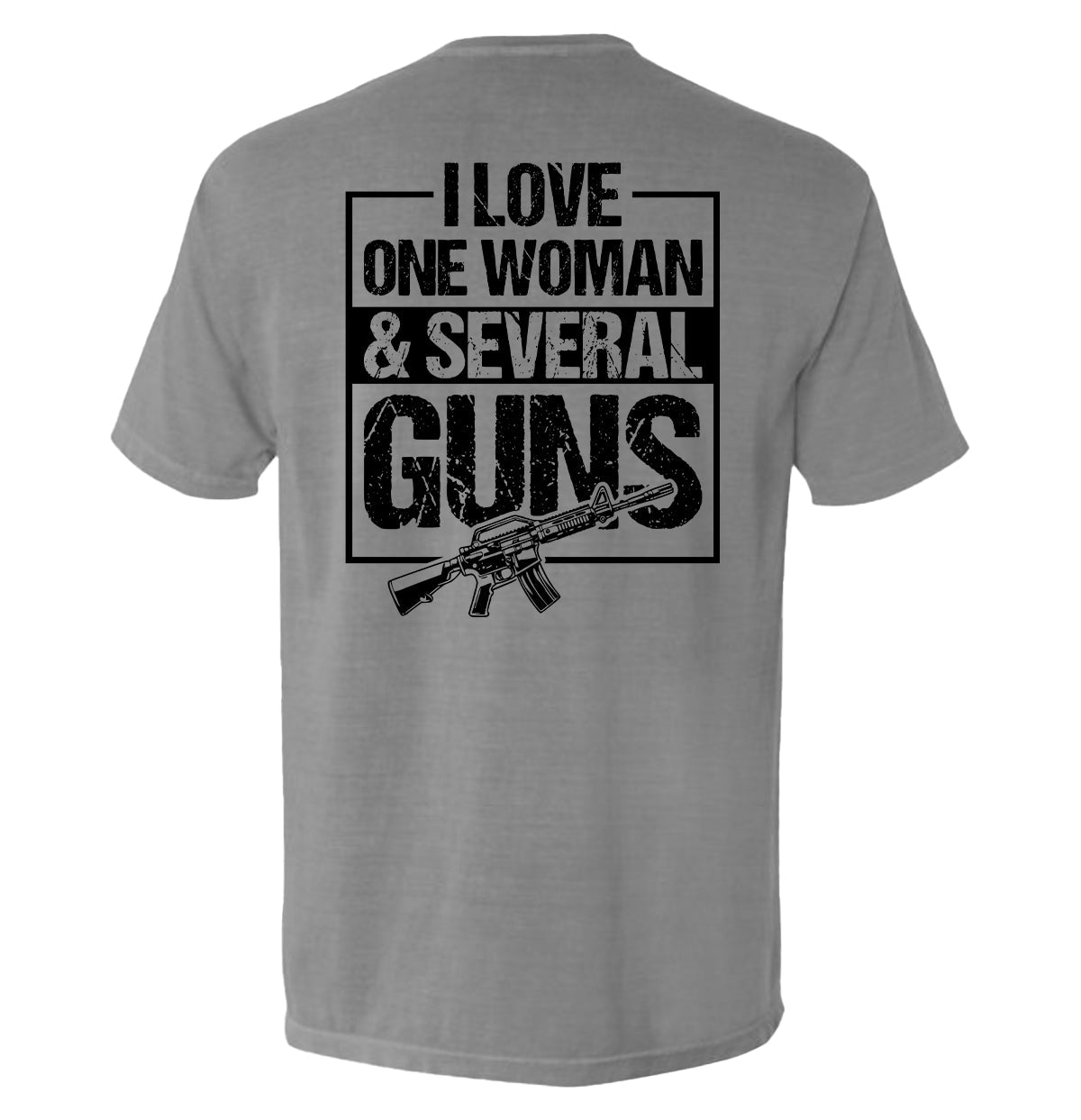 I Love One Woman & Several Guns Shield Republic
