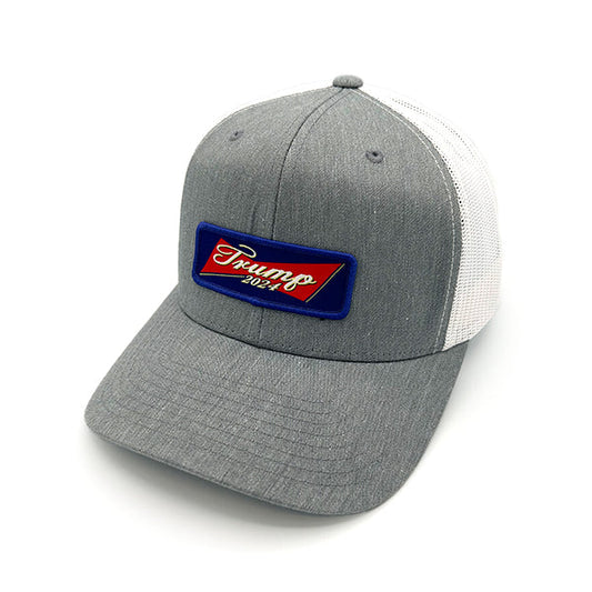 Trump Bow Tie Woven Patch Hat Shield Republic