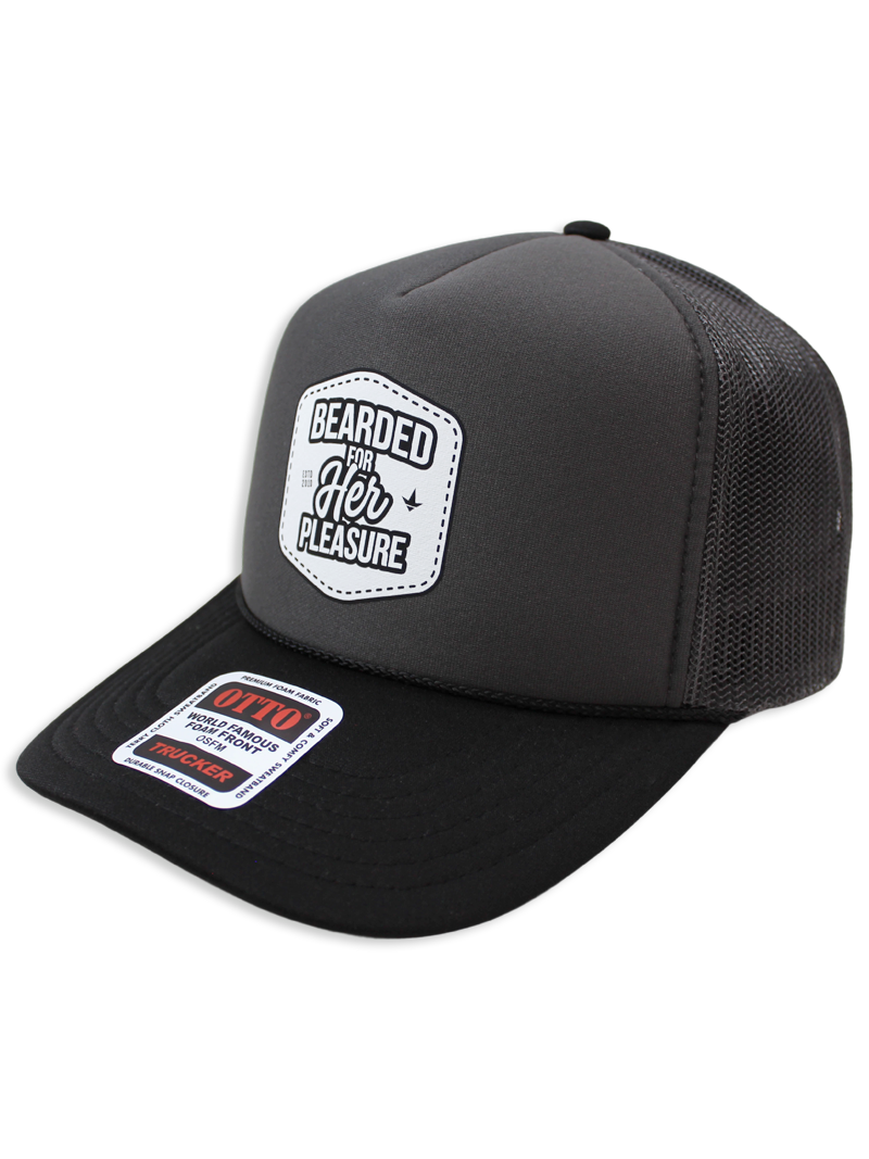 Bearded For Her Pleasure Trucker Hat Luckless Outfitters