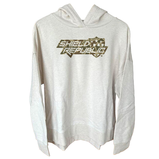 Shield Republic Duck Camo Stacked Logo (Front) Shield Republic