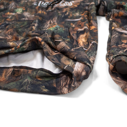Heavy Fleece Raglan Hoodie | HD Camo Luckless Outfitters