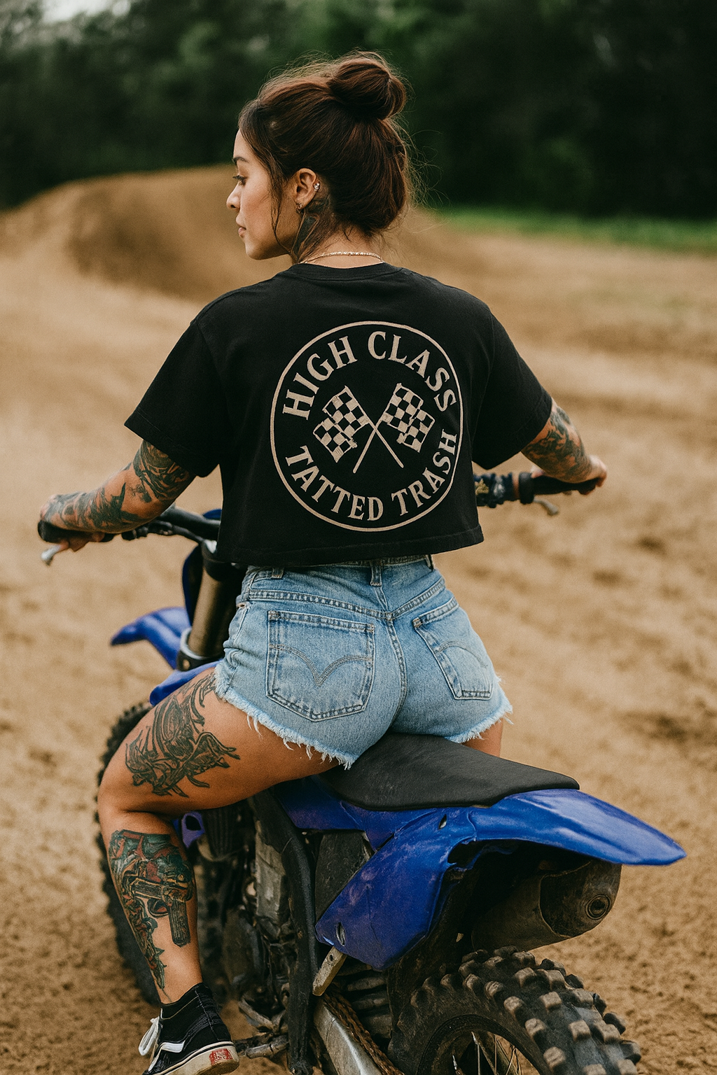 High Class Tatted Trash Crop Wild Cactus Boutique