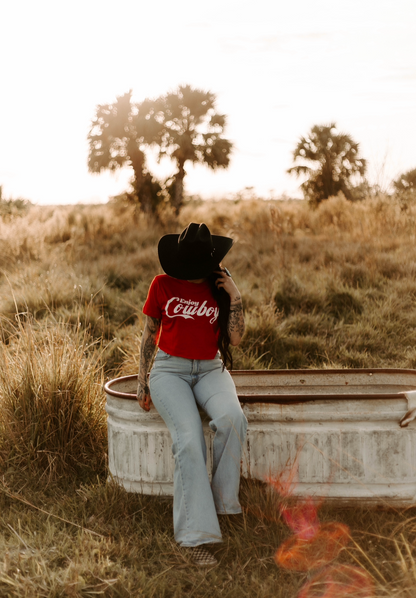 Enjoy Cowboy Crop Top Wild Cactus Boutique
