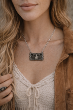 Western Cowboy Ranch Pendant Necklace Wild Cactus Boutique