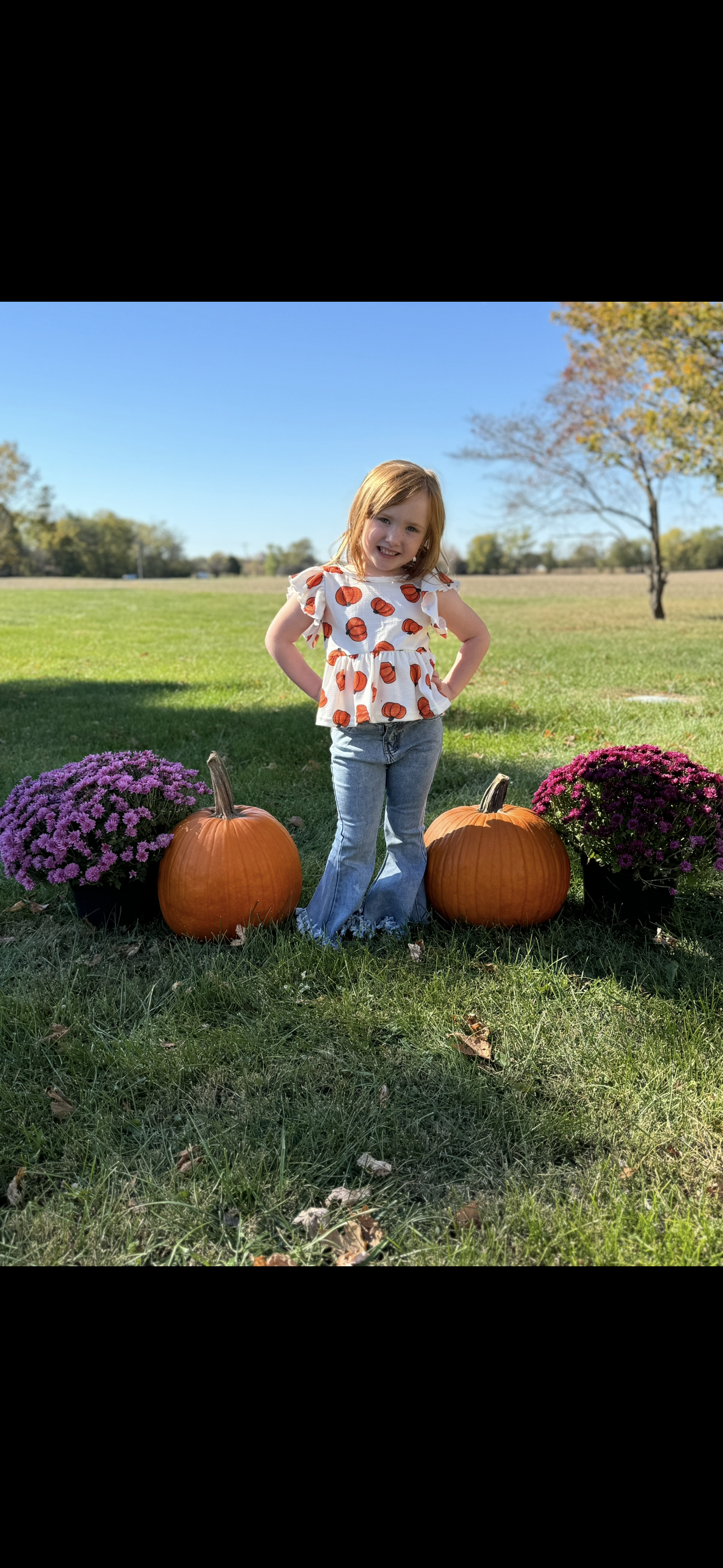 Pumpkin Peplum Shirt 🎃✨ Thread & Co. Boutique, LLC
