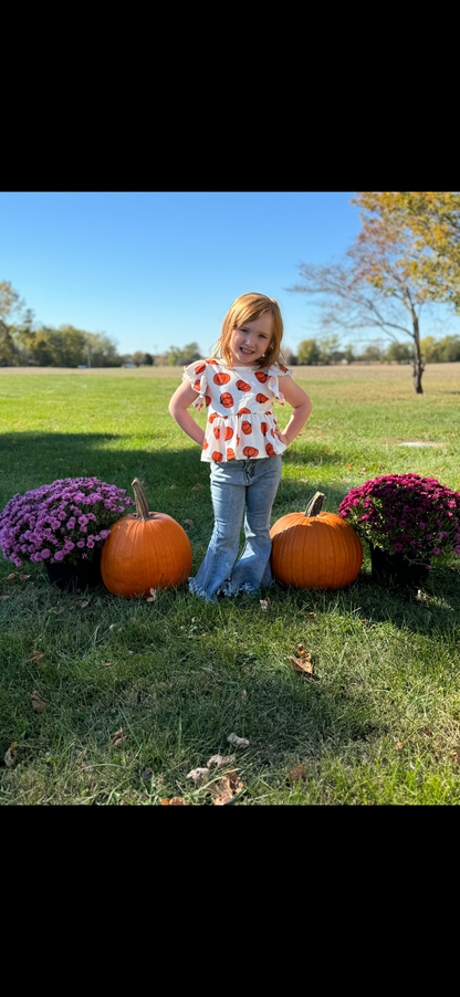 Pumpkin Peplum Shirt 🎃✨ Thread & Co. Boutique, LLC