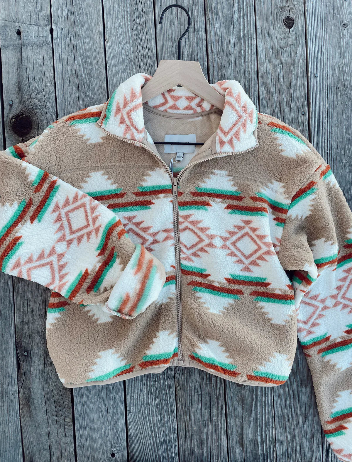 Jena's Aztec Western Jacket Wild Cactus Boutique