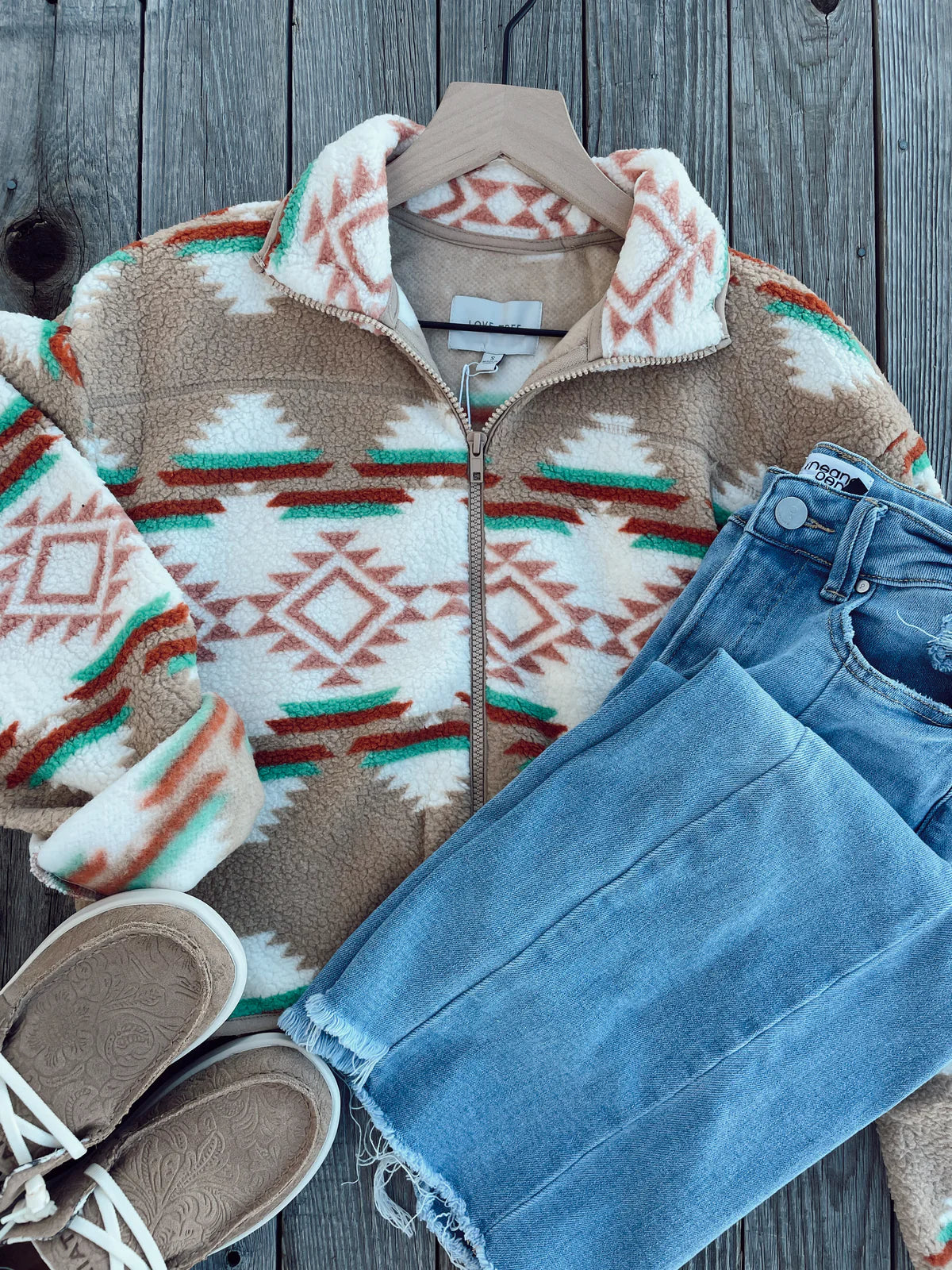 Jena's Aztec Western Jacket Wild Cactus Boutique
