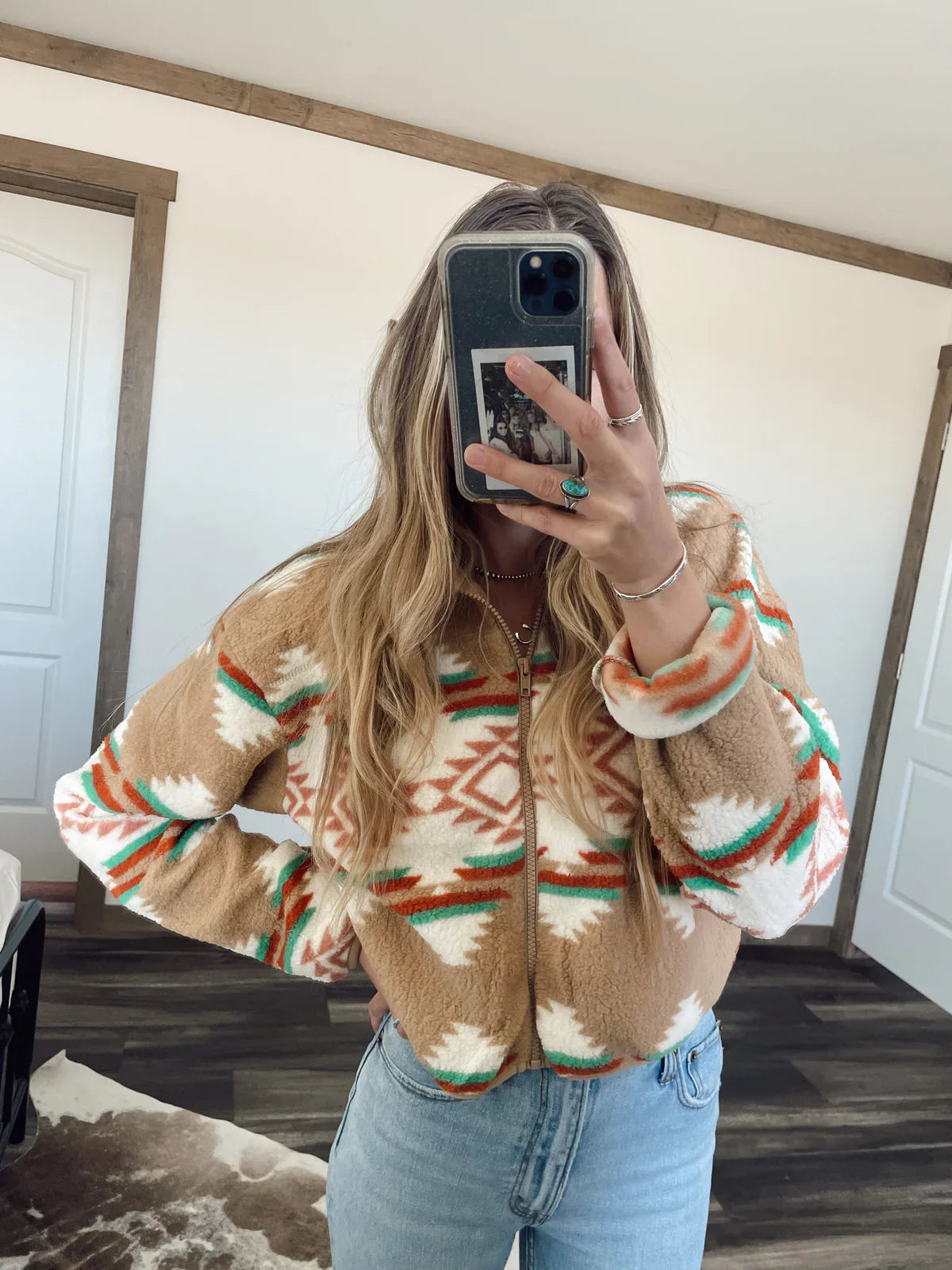 Jena's Aztec Western Jacket Wild Cactus Boutique