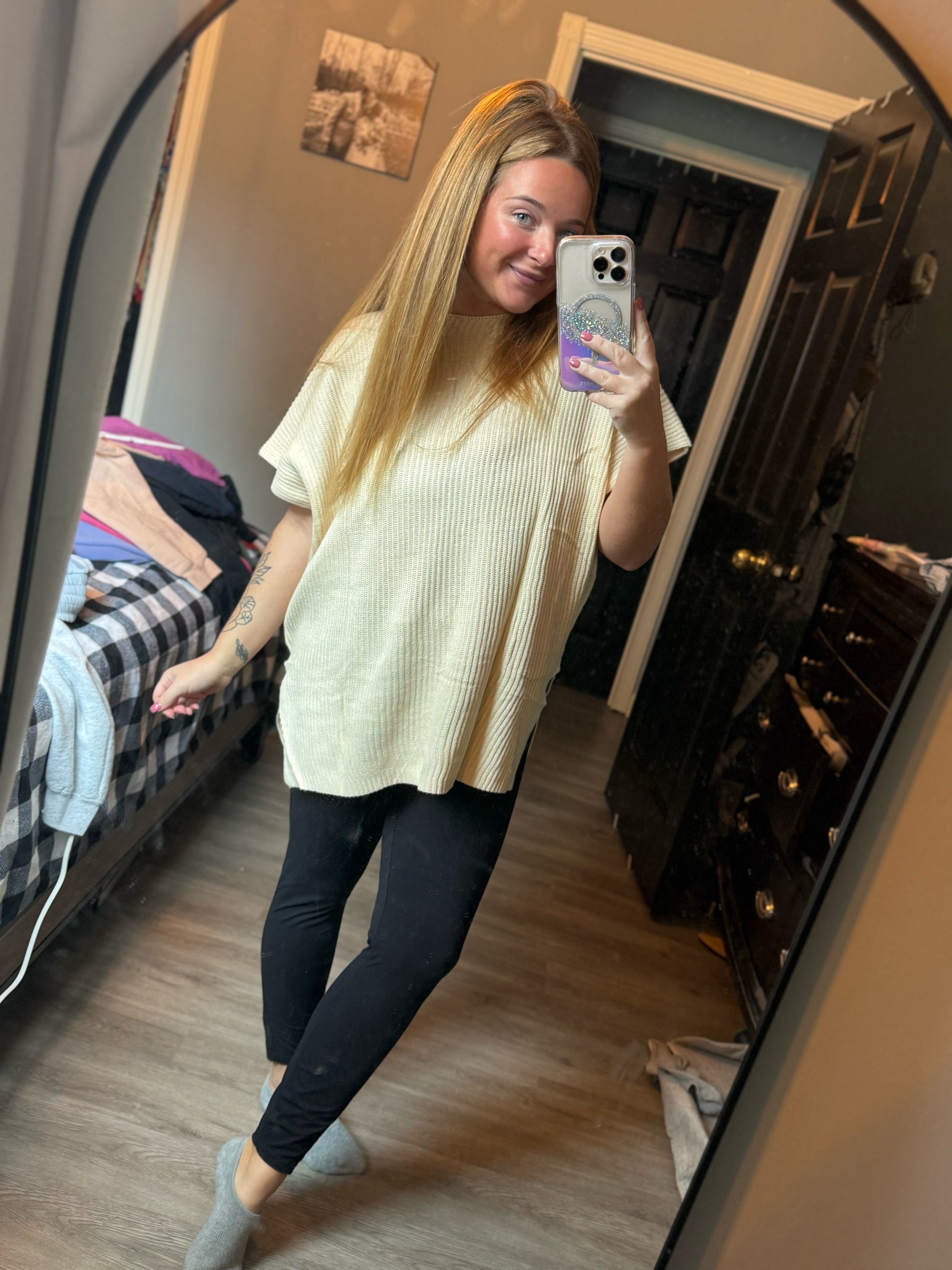 Brandy Side Slit Tunic Thread & Co. Boutique, LLC
