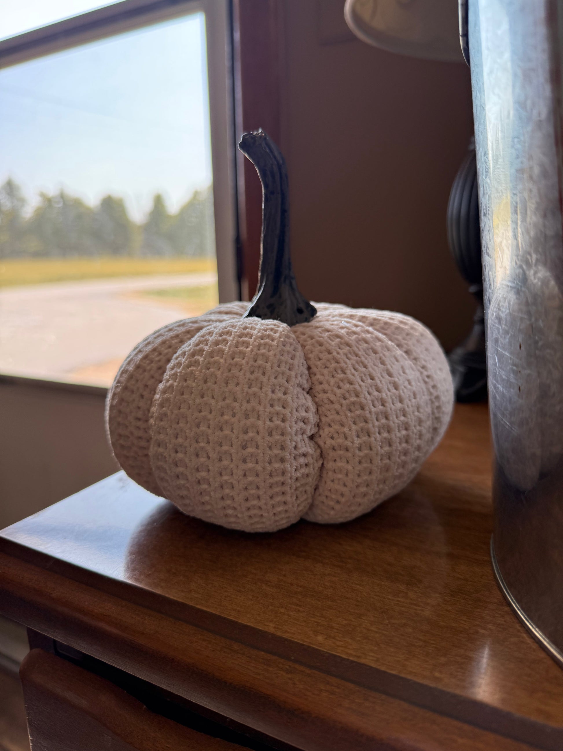 Cream Knit Pumpkin Medium Size Thread & Co. Boutique, LLC