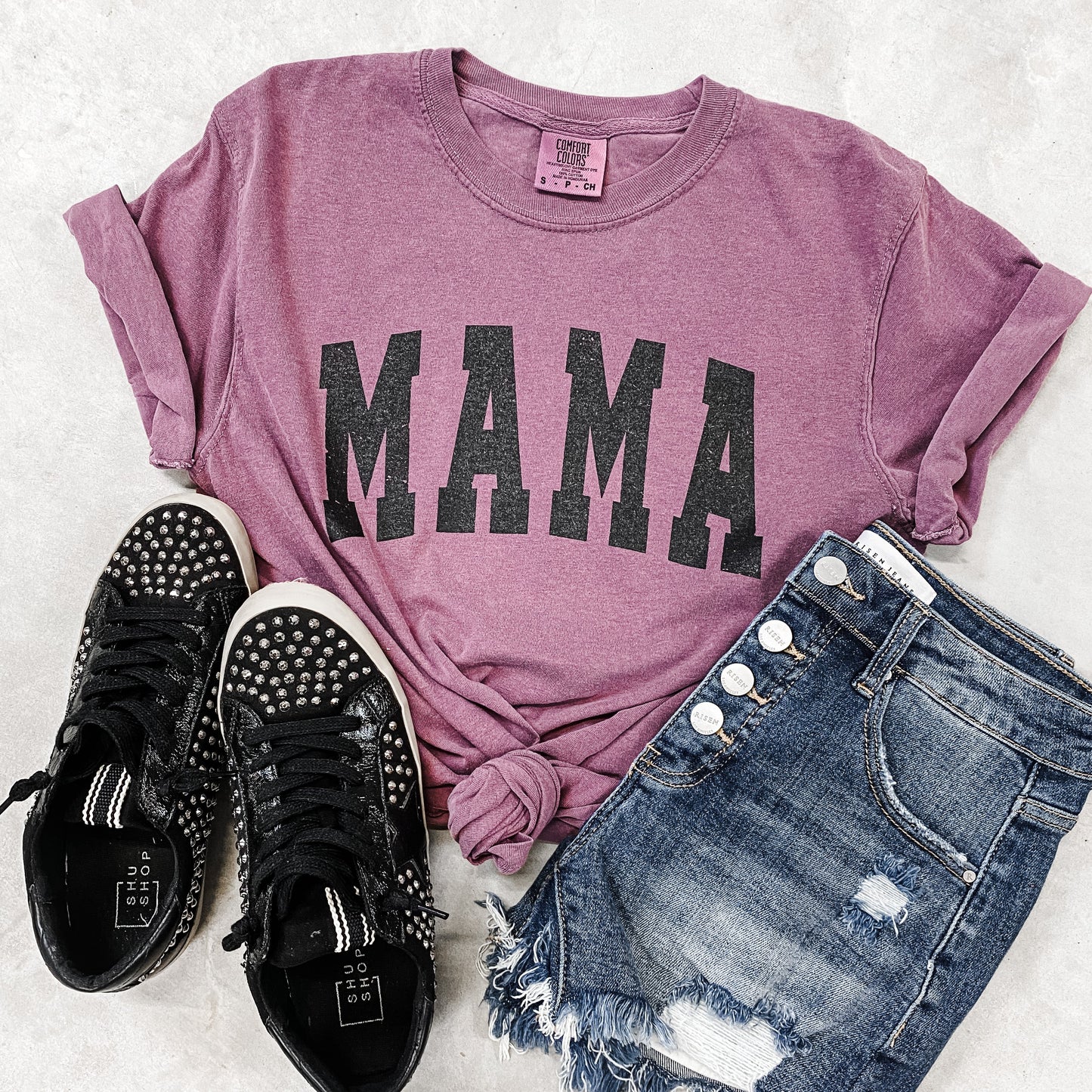 MAMA Tee *Berry (S-3X) Chloe Vs Tank The Boutique