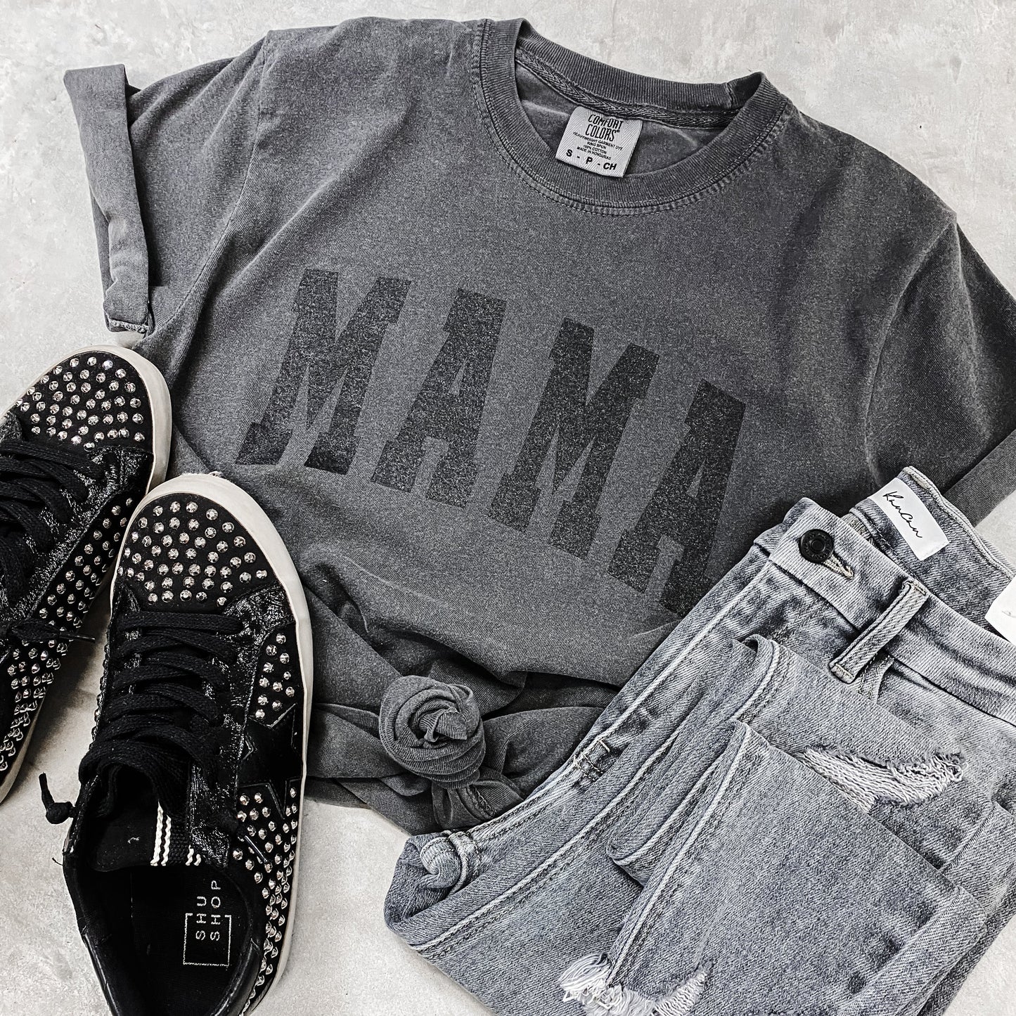 MAMA Tee *Pepper (S-3X) Chloe Vs Tank The Boutique