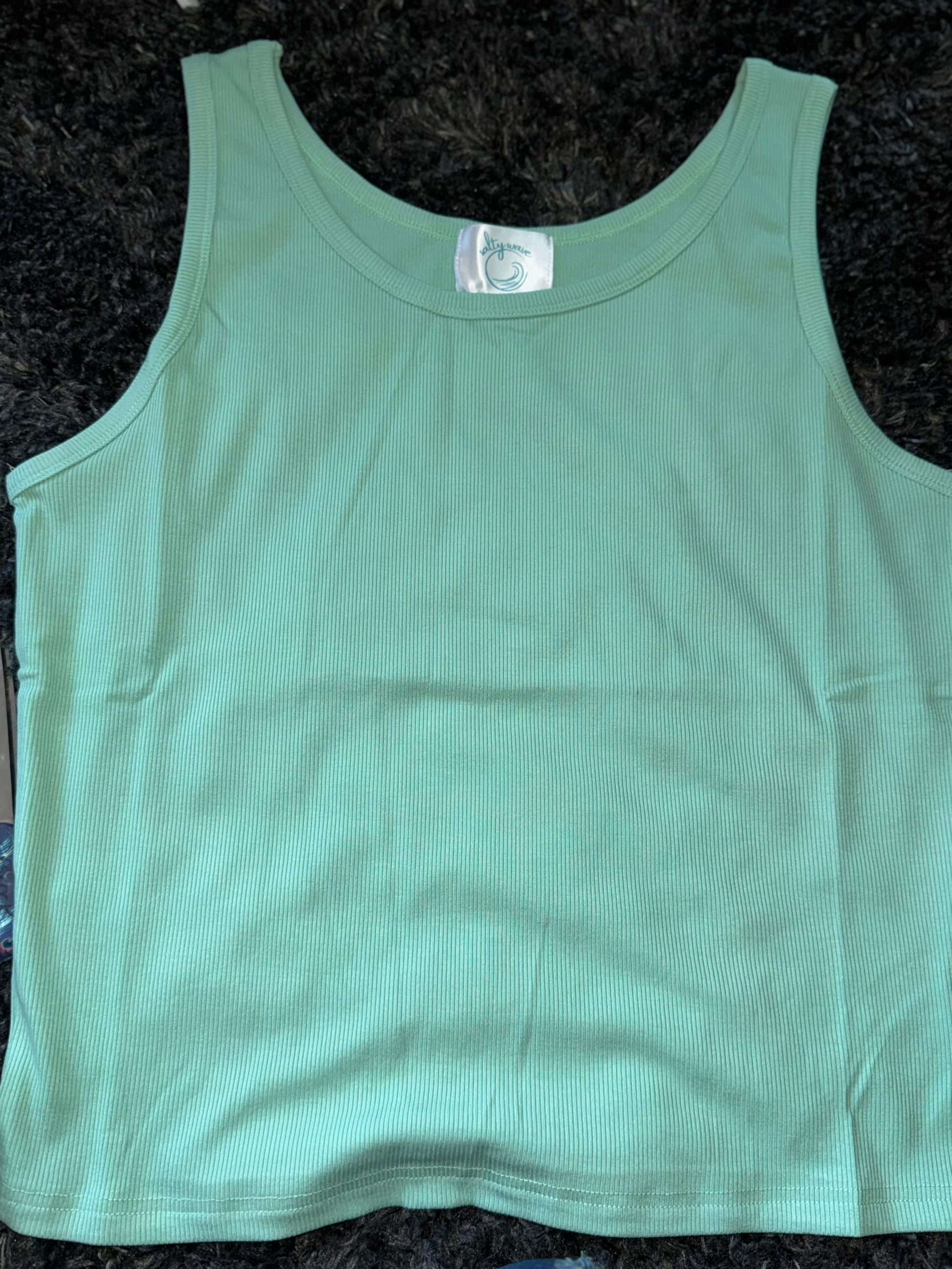 Hold Tight Tank Top in Mint Thread & Co. Boutique, LLC