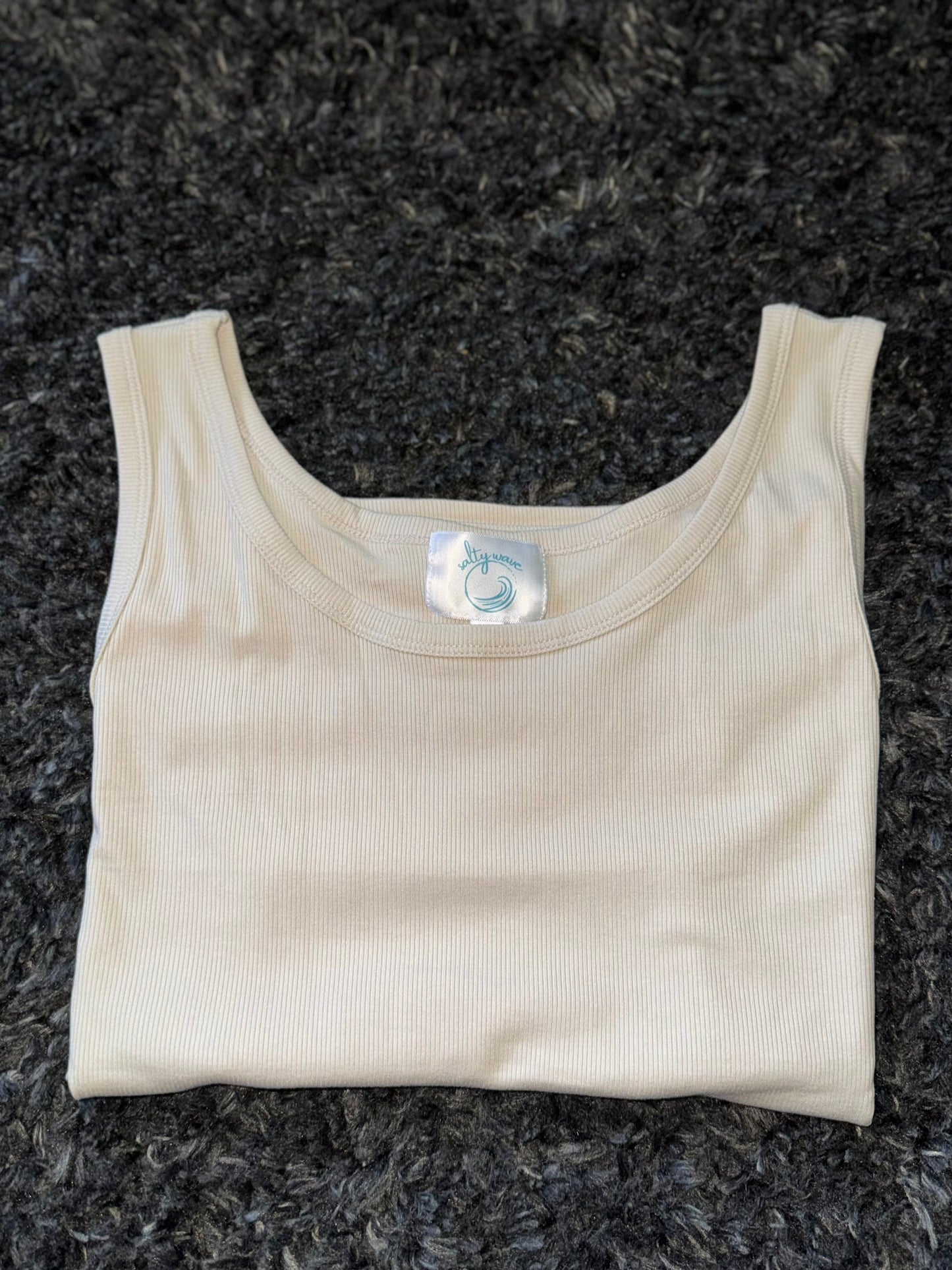 Hold Tight Tank Top in Sand Beige Thread & Co. Boutique, LLC