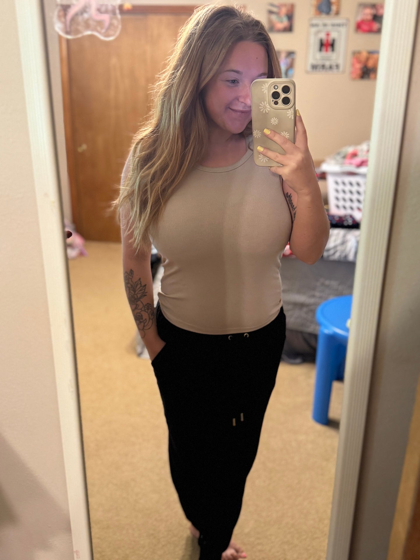 Hold Tight Tank Top in Mocha Thread & Co. Boutique, LLC