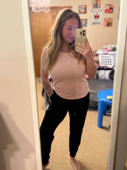 Hold Tight Tank Top in Light Pink Thread & Co. Boutique, LLC