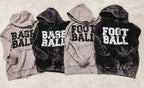 Baseball Vintage Raglan Hoodie *Cloud Black (S-3X) Chloe Vs Tank The Boutique