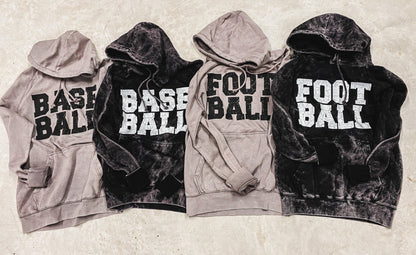 Baseball Vintage Raglan Hoodie *Cloud Black (S-3X) Chloe Vs Tank The Boutique