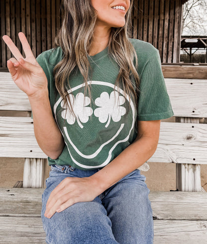 Shamrock Eyes Comfort Colors Tee * Colors (S-3X) Chloe Vs Tank The Boutique