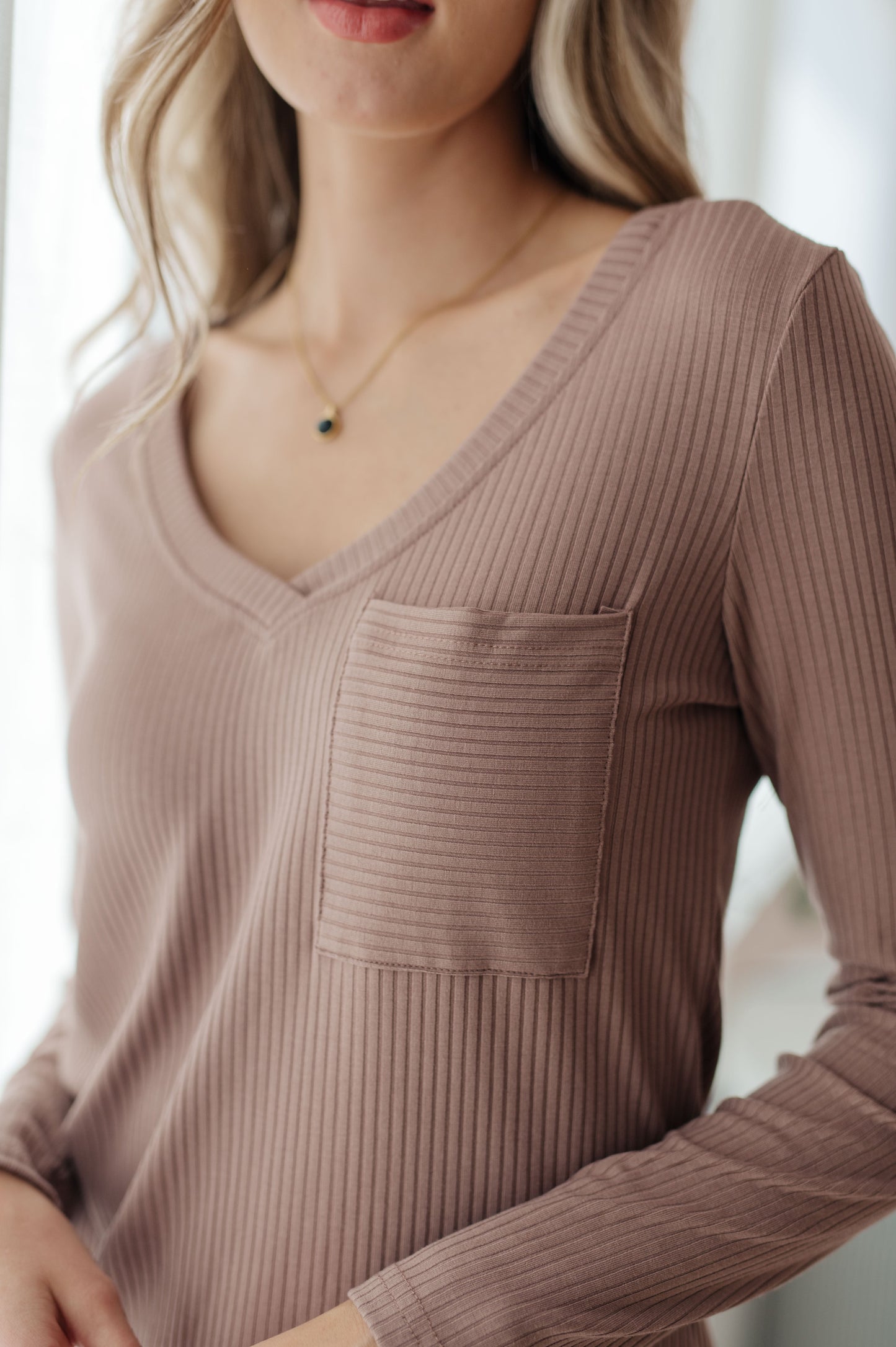Indeed You Do Long Sleeve V-Neck Top Thread & Co. Boutique, LLC