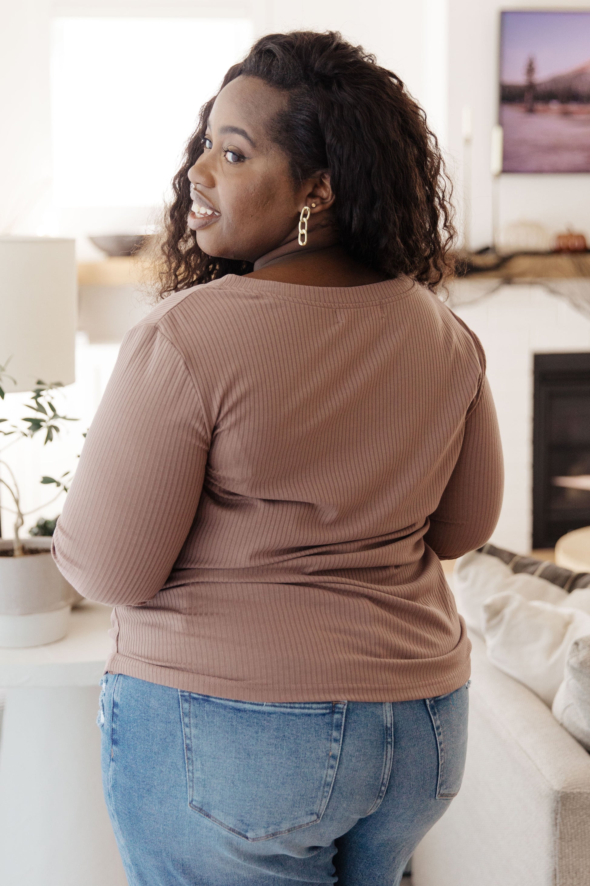 Indeed You Do Long Sleeve V-Neck Top Thread & Co. Boutique, LLC