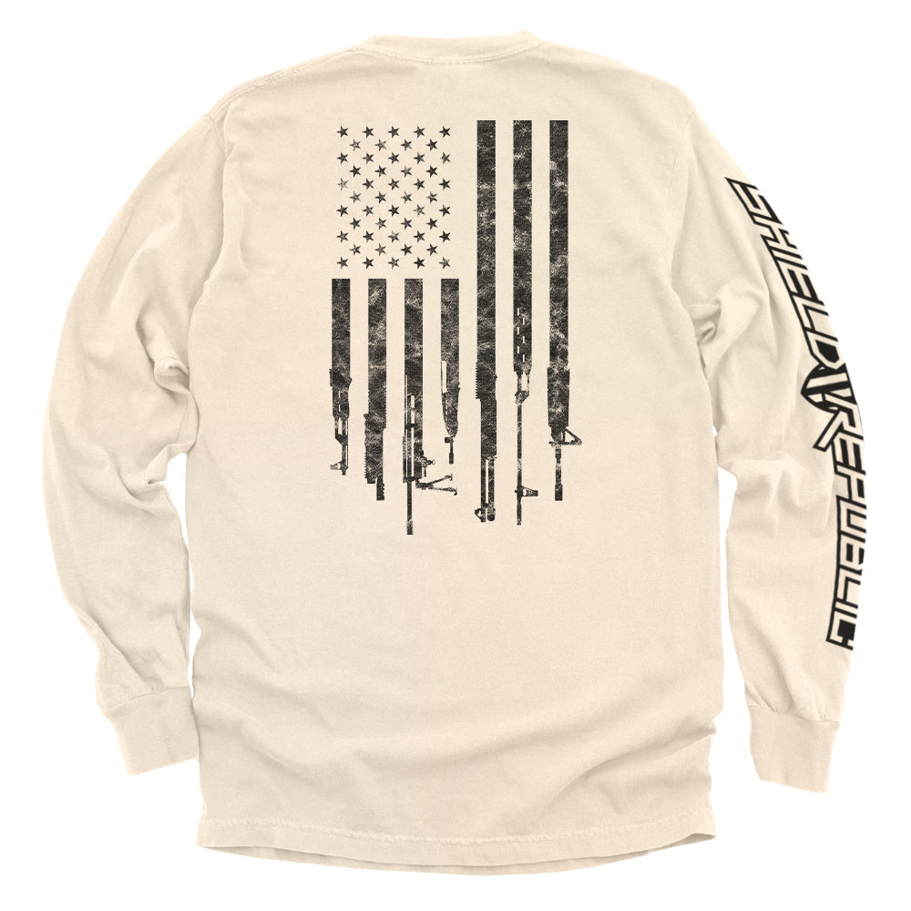 Firearm Flag Graphic Tee & Hoodie Shield Republic