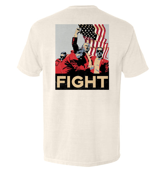 Trump Fight Poster Shield Republic