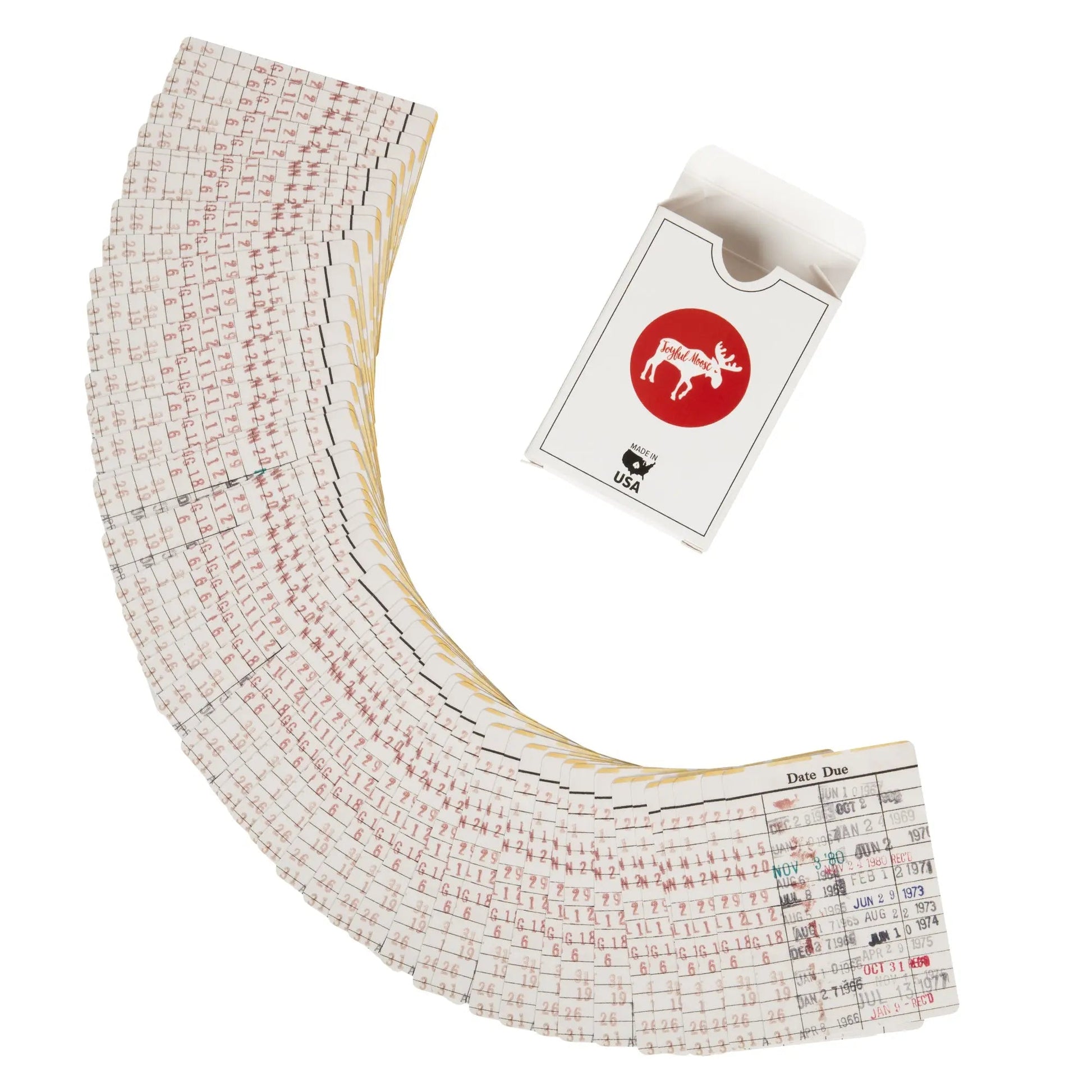 Library Book Card Deck, Literary Deck of Playing Cards, Poker Cards for Readers, Book Club Gift Ideas Joyful Moose