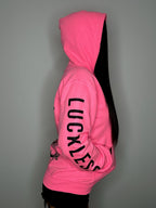 Bad Girl Neon Pink Hoodie Luckless Outfitters