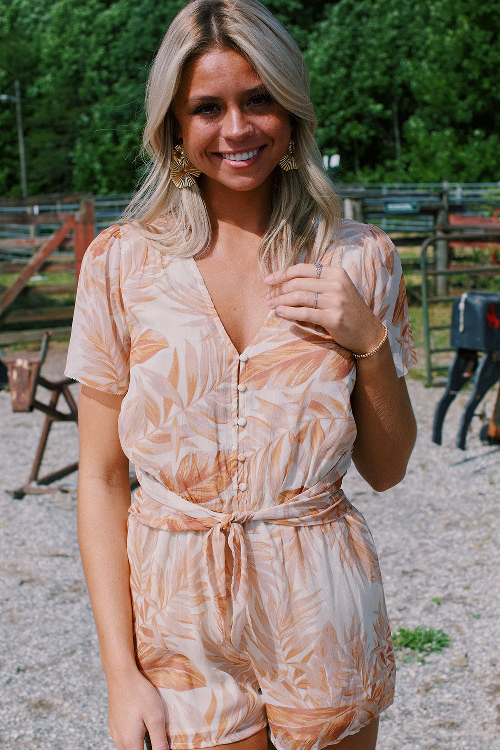 Katrina's Tropical Romper Wild Cactus Boutique