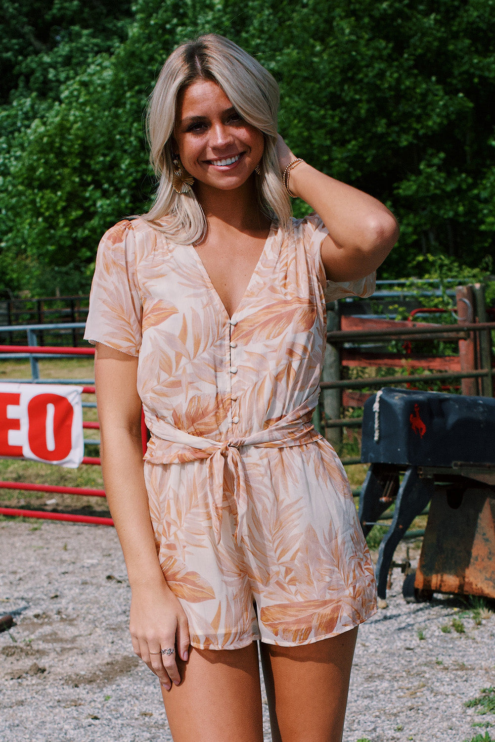 Katrina's Tropical Romper Wild Cactus Boutique