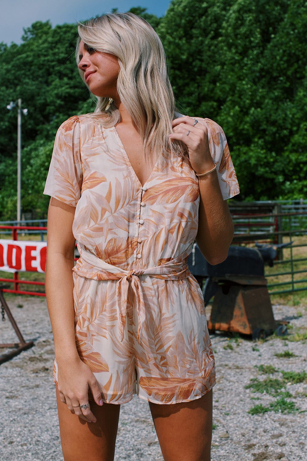 Katrina's Tropical Romper Wild Cactus Boutique