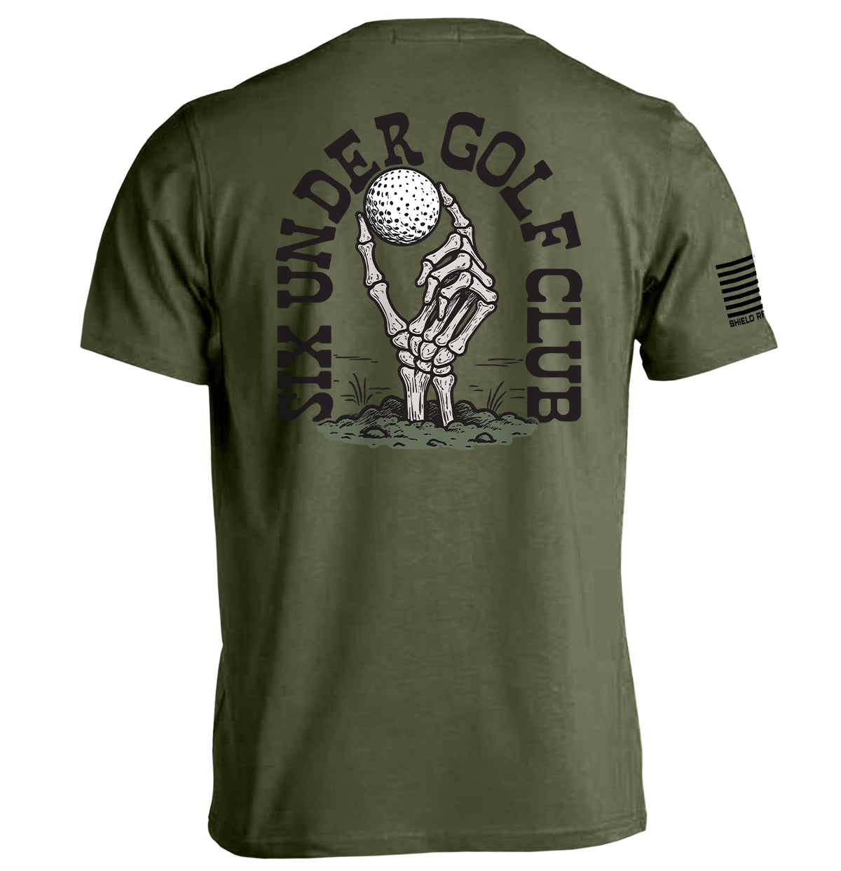 Six Under Golf Club Shield Republic