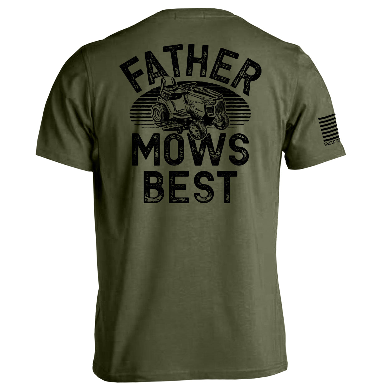 Father Mows Best Shield Republic
