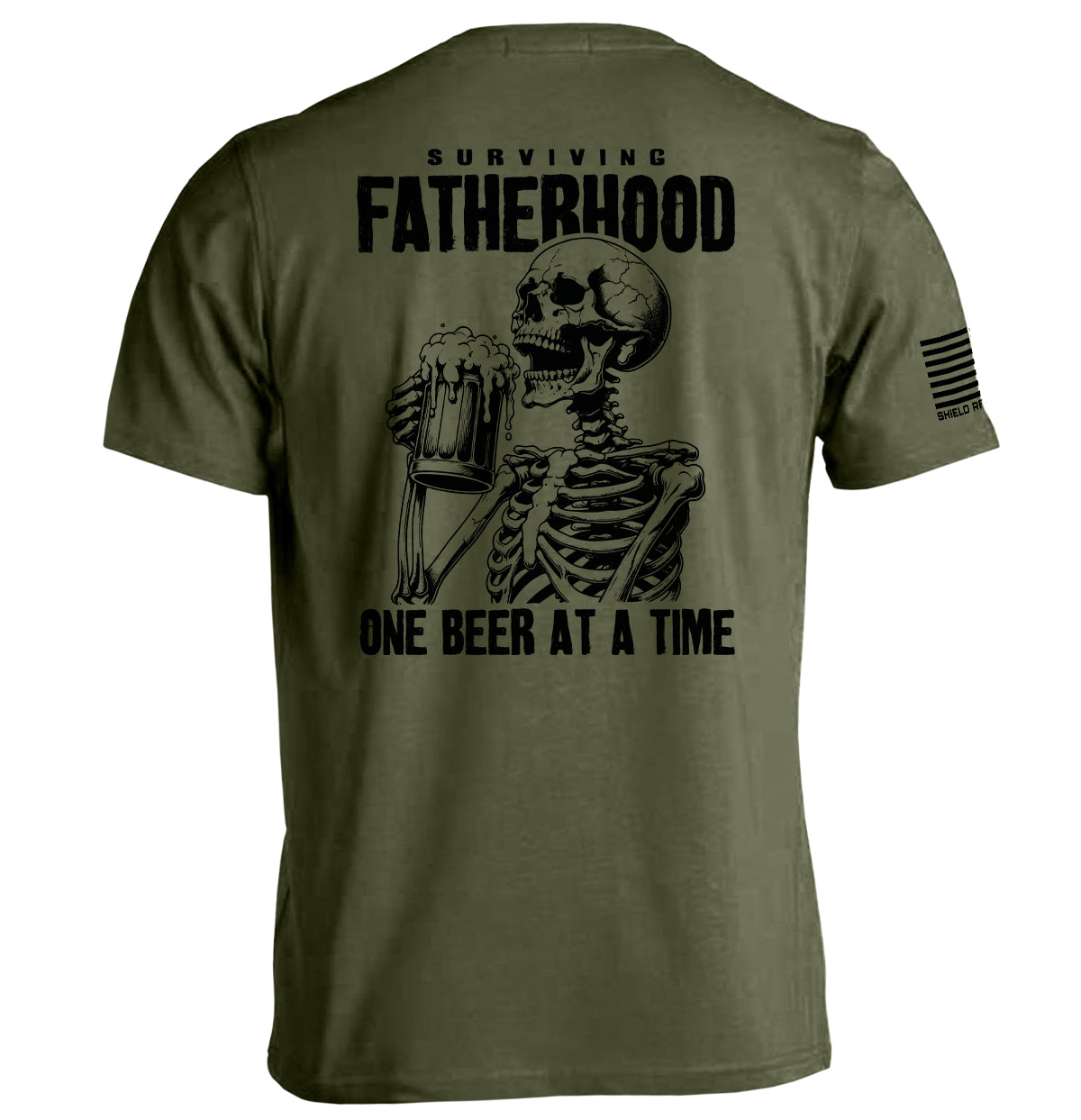 Surviving Fatherhood One Beer At A Time Shield Republic