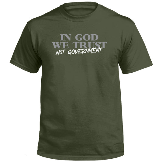 In God We Trust Not Government Shield Republic