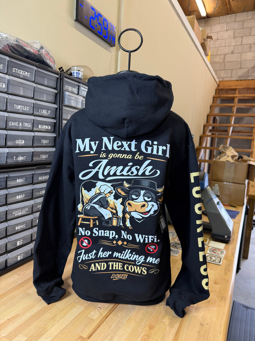 My Next Girl Is Gonna Be Amish Hoodie Luckless Outfitters