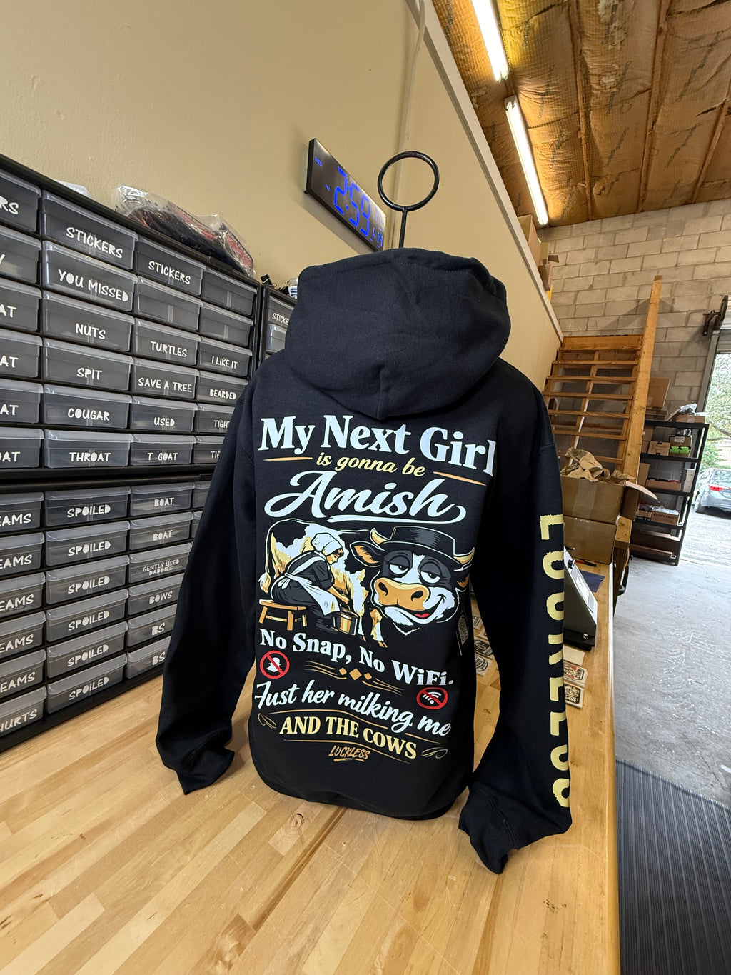 My Next Girl Is Gonna Be Amish Hoodie Luckless Outfitters