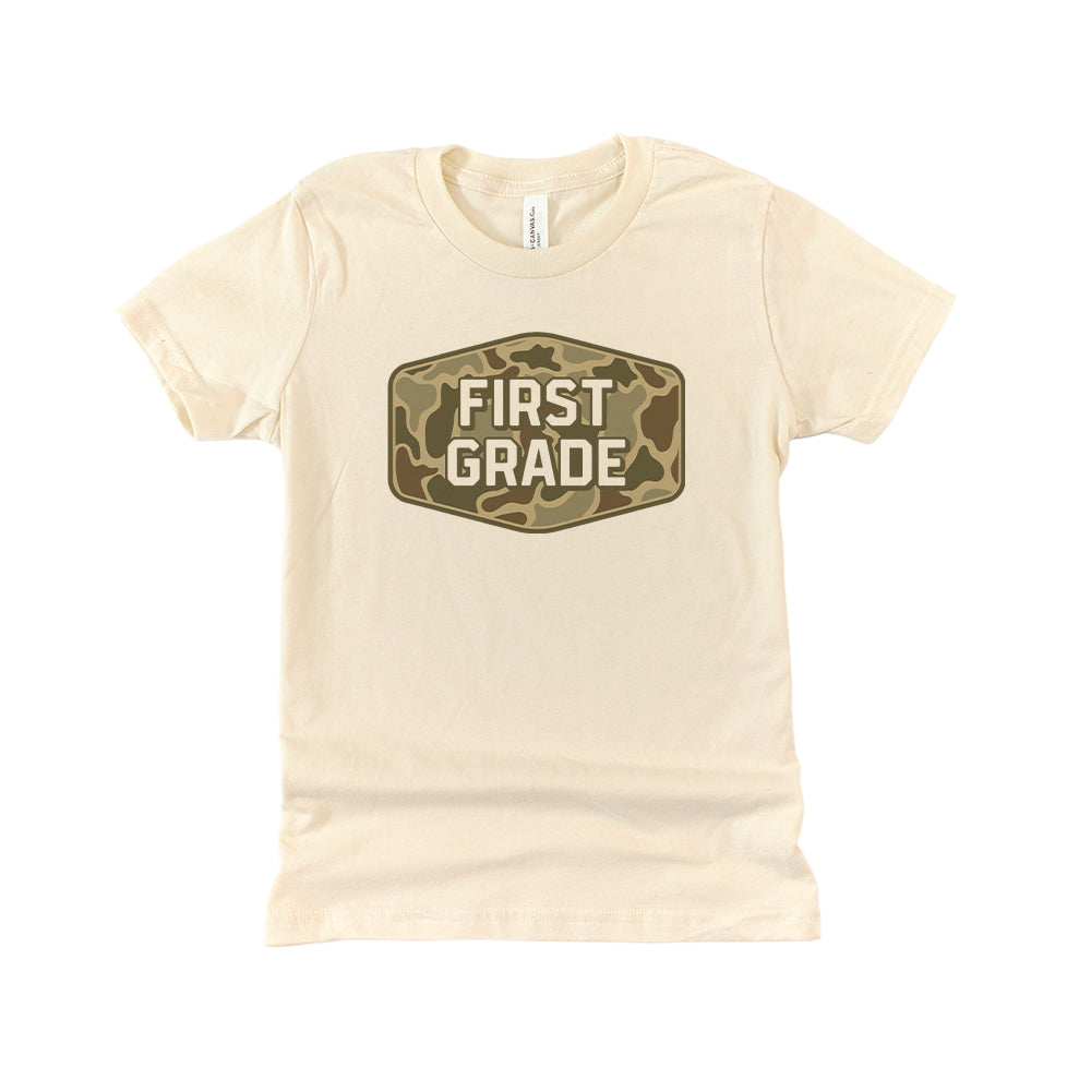 First Grade Duck Camo (Kids) Shield Republic