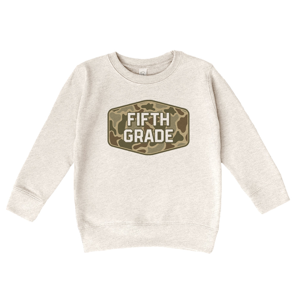 Fifth Grade Duck Camo (Kids) Shield Republic