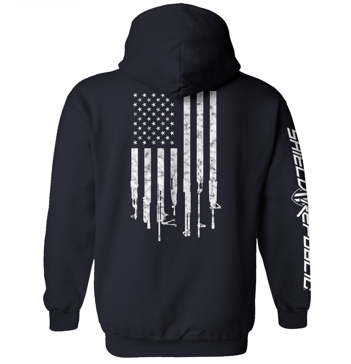 Firearm Flag Graphic Tee & Hoodie Shield Republic