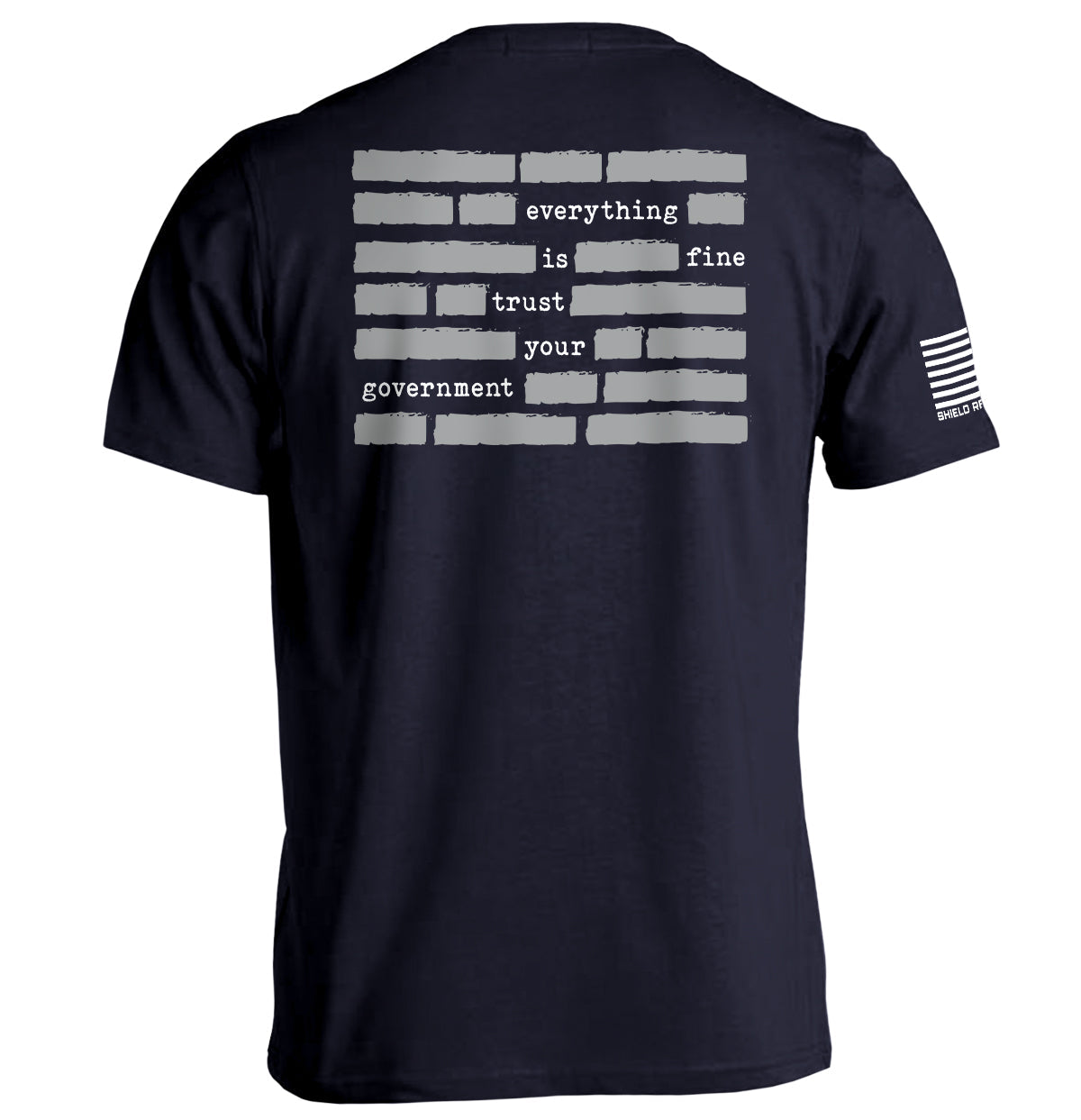 Trust The Government Redacted Shield Republic