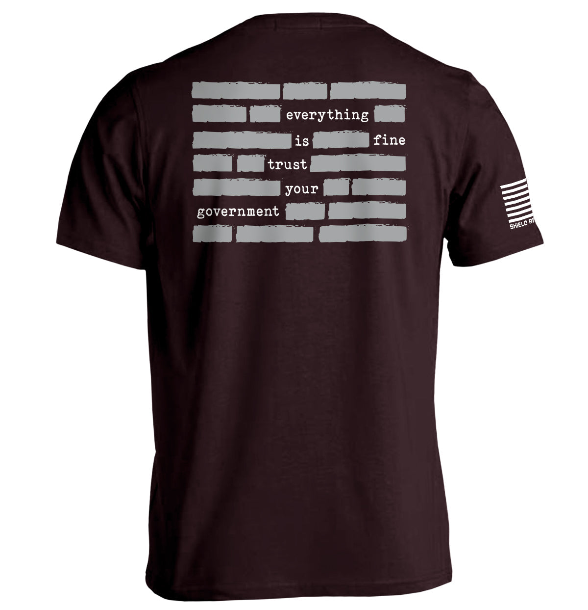 Trust The Government Redacted Shield Republic