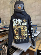 She Wants The Diesel Hoodie Leopard Edition Luckless Outfitters